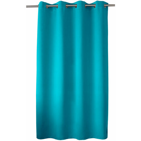 Rideau occultant OBSKUR 140 x 180 cm coloris TURQUOISE (1/5)