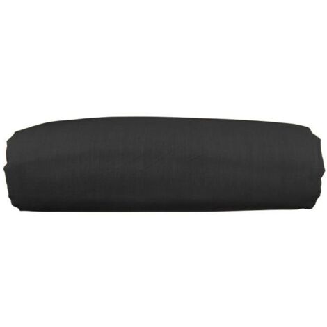 Drap Plat Privacy 240x300 100% coton 57 Fils TODAY Noir Reglisse
