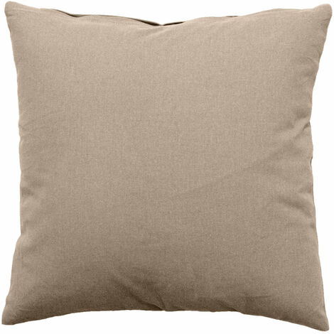 Homemaison – Coussin déhoussable 40 x 40 cm en coton uni – Lavable en machine à 30°C – Housse zippée pour entretien facile
