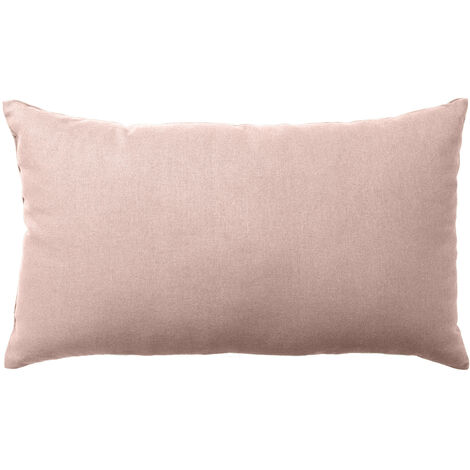 Homemaison – Coussin de sol non déhoussable 100% coton vieux rose 30x50 cm – Rembourrage fibres polyester pour confort – Élégance moderne et classique