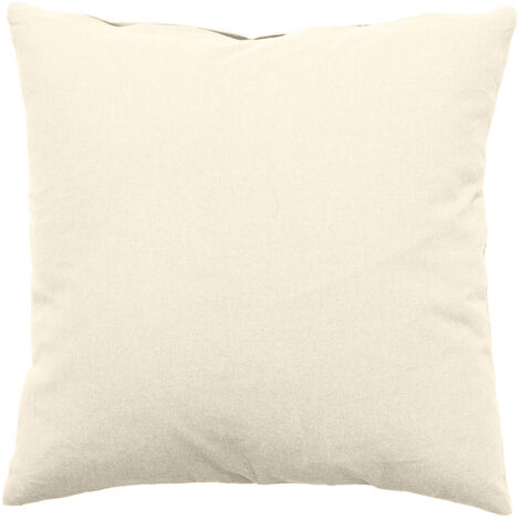 Homemaison – Coussin déhoussable 40 x 40 cm en coton uni – Confort optimal avec rembourrage polyester – Lavable en machine à 30°C
