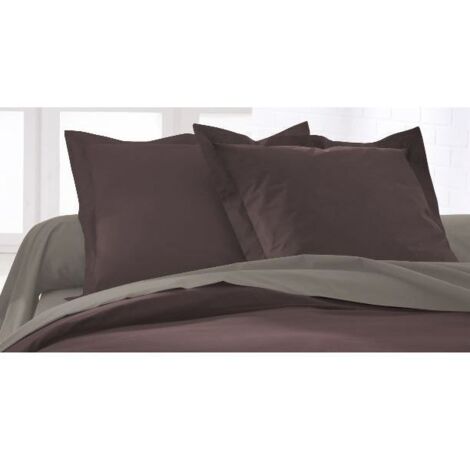Drap Plat Privacy 180X290 100% coton 57 Fils TODAY Beige Mastic