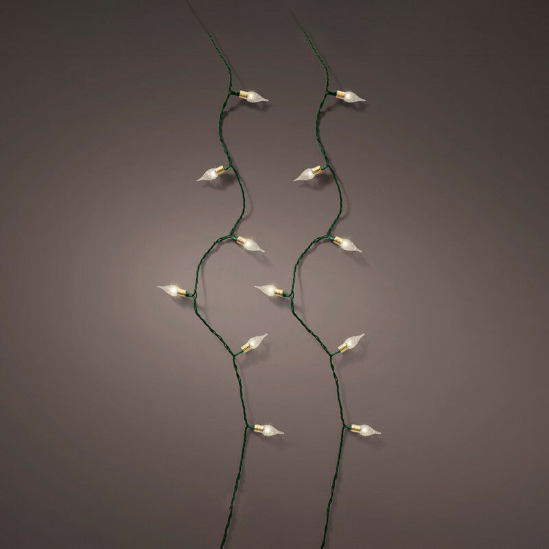 Guirlande lumineuse - 180 LEDs - Blanc chaud - scintillant