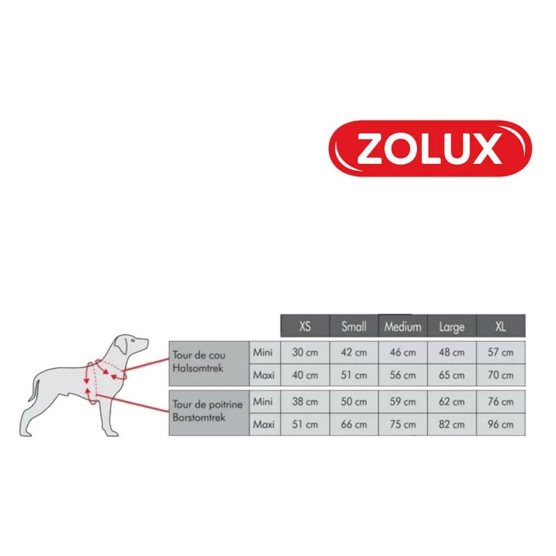 Zolux Harnais de sécurité voiture pour chien - Taille L pas cher 