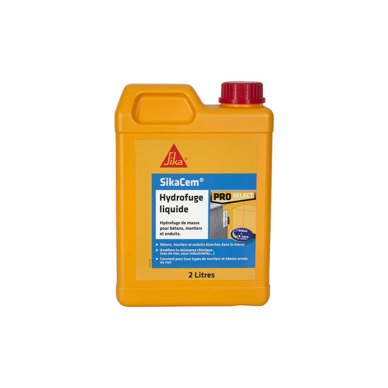 Hydrofuge De Masse Liquide Sika Sikacem Pour B Ton Et Mortier L