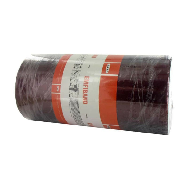 Bande d'étanchéité autocollante à froid rouge brique EMFI 30cm x 10m