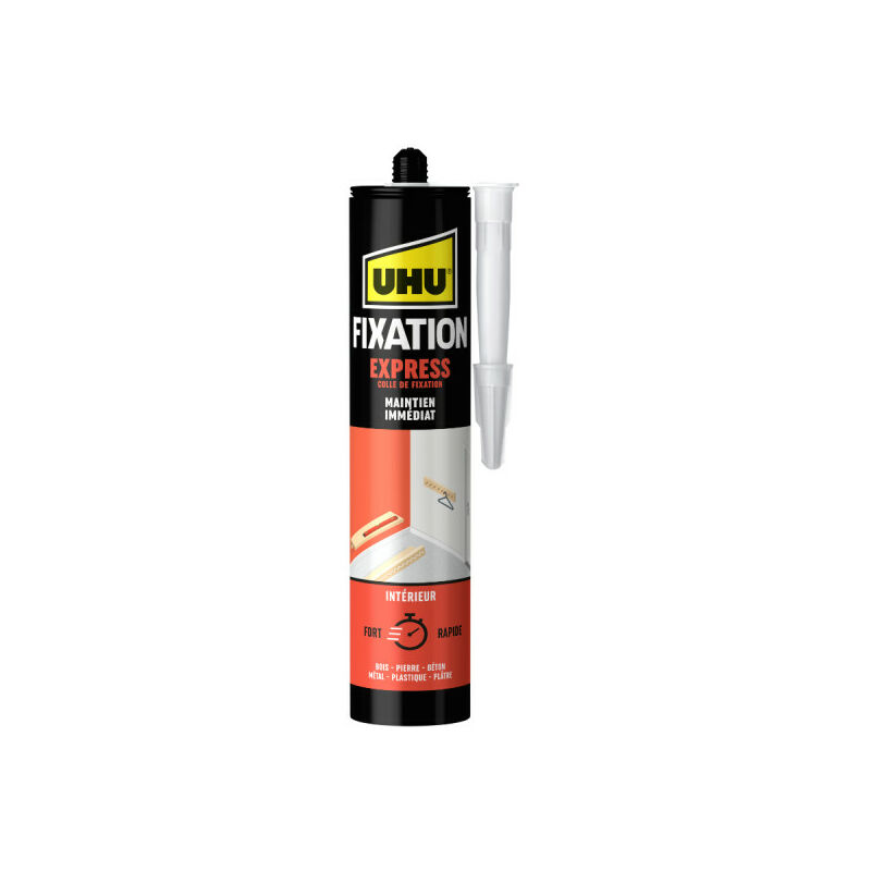 Mastic de fixation Express UHU blanc cartouche - 370g - 37725