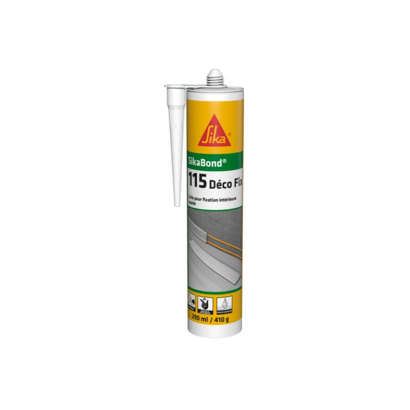 Colle SIKA maintient immédiat SikaBond-115 Déco Fix - Blanc cassé - 630717