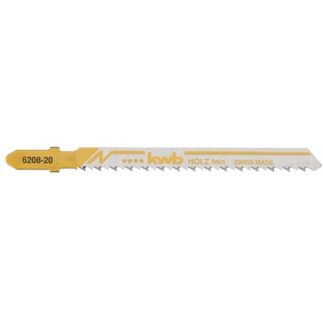 Lot De 2 Lames De Scie Sauteuse Wolfcraft 75mm - Coupes Précises Bois Et Plastique