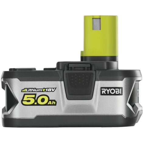 RYOBI Pack 2 batteries 18V One+ 5.0 Ah LithiumPlus - 1 chargeur ultra rapide 5.0 Ah RC18150-250