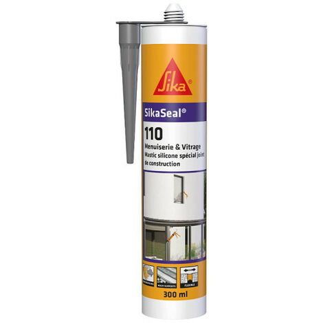 Mastic Silicone Spécial Construction Sikaseal 110 Menuiserie et vitrage
