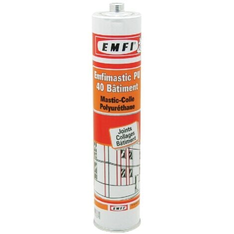 Mastic-colle polyuréthane EMFI PU 403 - blanc 300ml