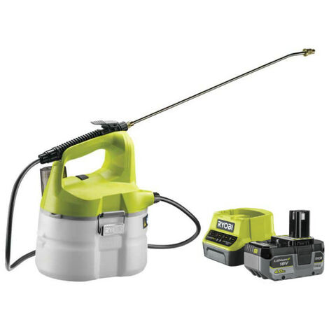 Pack RYOBI pulvérisateur 18V One+ 3,5L OWS1880 - 1 batterie 4.0Ah - 1 chargeur rapide 2.0Ah RC18120-140X