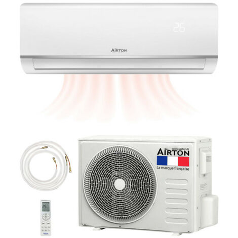 Airton – Pack pompe à chaleur réversible 5270W – Technologie DC INVERTER – Classe énergétique A++ – Installation facile ReadyClim 6m (1/5)