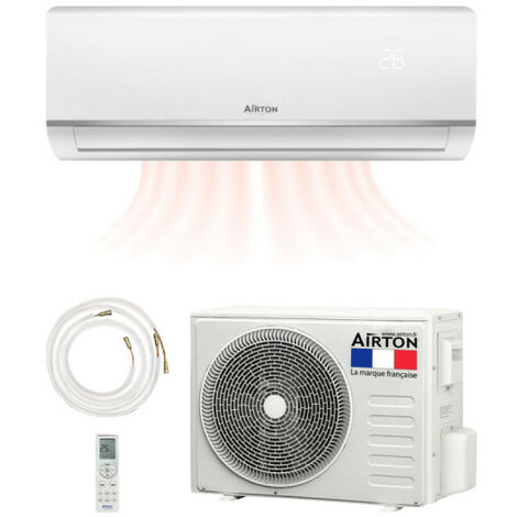 Pack pompe à chaleur réversible AIRTON - A poser soi-même - 3500W - Readyclim 6M