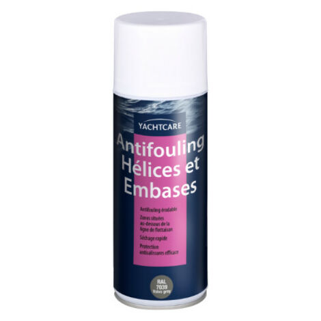Aérosol antifouling hélices et embases YACHTCARE - gris - 400 ml