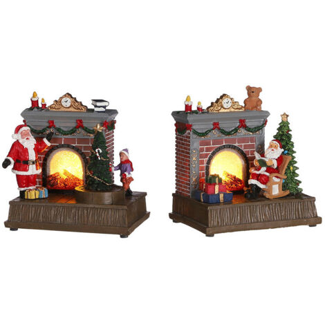 Foyer Décoratif Père Noël Modèles Assortis (1/3)