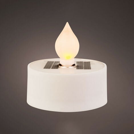 Bougie Solaire Chauffe Plat 1 Lumen Blanc Lumineo