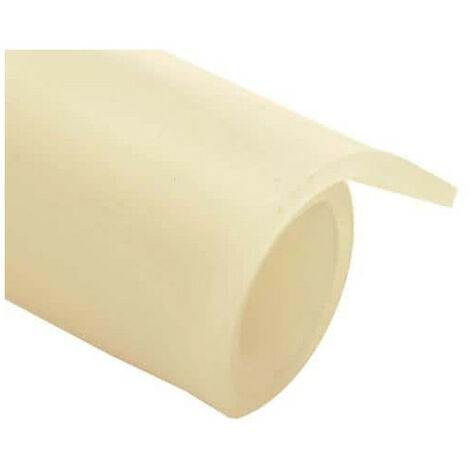 Feuille caoutchouc silicone translucide 100x120cm épaisseur 2mm
