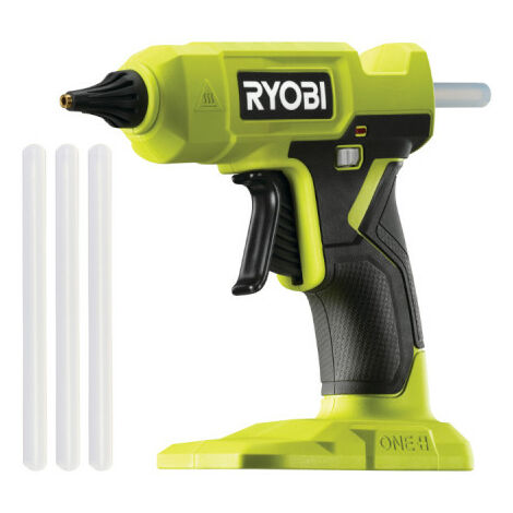 RYOBI Pistolet à colle 18V One+ - Sans batterie ni chargeur - 3 bâtons de colle - RGLU18-0