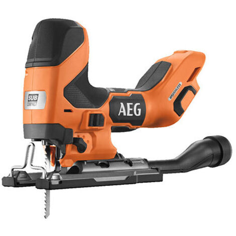 AEG – Scie sauteuse 18V Brushless – Moteur Brushless – Profondeur de coupe 135 mm – Vitesse variable 900-3200 cpm – Pour bois dur (1/3)