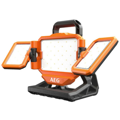 AEG – Projecteur LED triple panneaux 18V – 3500 lumens – Protection IP54 – Panneaux ajustables 270° – BLP180 (1/3)