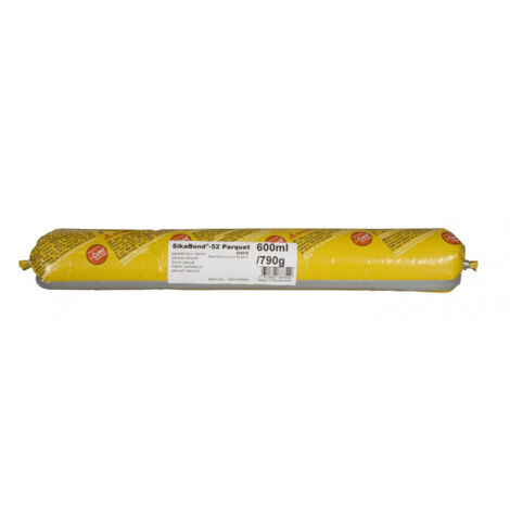 Sika – Colle parquet élastique 600ml – Pour bois nerveux et planchers chauffants – Réduit bruits d'impact – Mise en œuvre facile - Sikabond-152