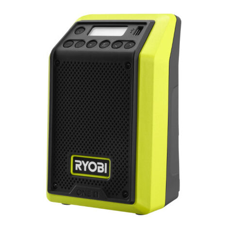 Ryobi – Radio de chantier 18V DAB AM FM Bluetooth – Port USB pour chargement – Puissance 10W – Portée Bluetooth 25m – Compatible batteries One+ - RRDAB18-0 (1/8)