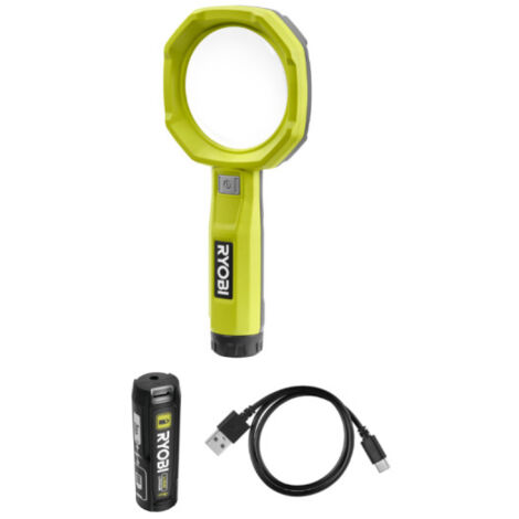 RYOBI Loupe-lampe 4V USB Lithium - 240 lumens - Sans batterie ni