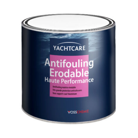 Antifouling érodable haute performance – Rouge 2,5L – Protection optimale contre salissures – Rendement 10-11 m²/l pour épaisseur 45μ – Yachtcare