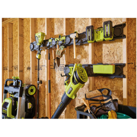 Ryobi Crochet Double Long Pour Suspension D'Outil - Système LINK RSLW801 Vert & Anthracite
