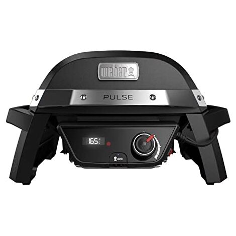 Weber – Barbecue électrique 1800W – Surface de cuisson 41x31cm – Technologie iGrill intégrée – Contrôle électronique de la température