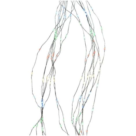 Guirlande micro led pour extérieur. multicolore, pour arbres de 180cm 6,8m (longueur). (1/3)