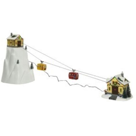 Scène de Noël Aventures dans la neige 31,5x32,5x53cm 16 LED (1/3)