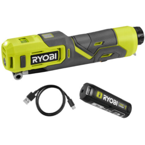Pack RYOBI 4V Gonfleur RI4-0 - 6,9 bars - 1 Batterie 3,0Ah - 1 Câble USB (1/5)