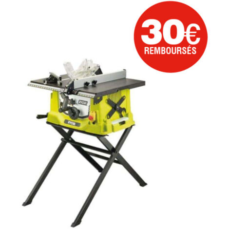 Scie sur table électrique RYOBI 1800W 254mm - piètement rétractable - RTS1800S-G (1/5)