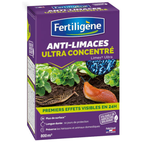 Granulés anti-limaces et escargots ultra-concentré FERTILIGÈNE - 800g (1/2)