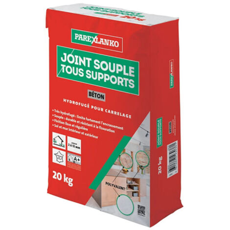 Joint souple tous supports PAREXLANKO - Béton - 20kg - 03449