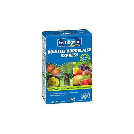 Bouillie bordelaise express 700 g – Insecticide biologique – Fongicide à base de cuivre – Granulés dispersables pour traitement automnal – Fabre Graines