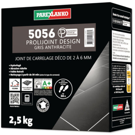 Joint carrelage PAREXLANKO 5056 Prolijoint Design - Anthracite - 2,5 kg - L5056ANTH2.5
