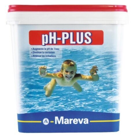 Traitement piscine Mareva rehausseur pH poudre ph-PLUS seau 5kg
