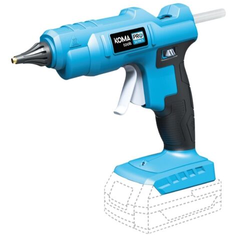 Pistolet à colle 20V KOMA TOOLS - Avec 5 tiges T11mm (1/4)