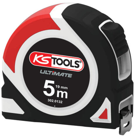 KS Tools - Mètre à ruban Bi-matière ULTIMATE, 5x19 mm - 302.0132