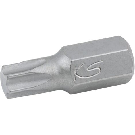 Ks Tools – Embout de vissage torx T30 10 mm – Acier S2 nickelé – Pour visser dans bois massif et panneaux OSB – Modèle 930.2030