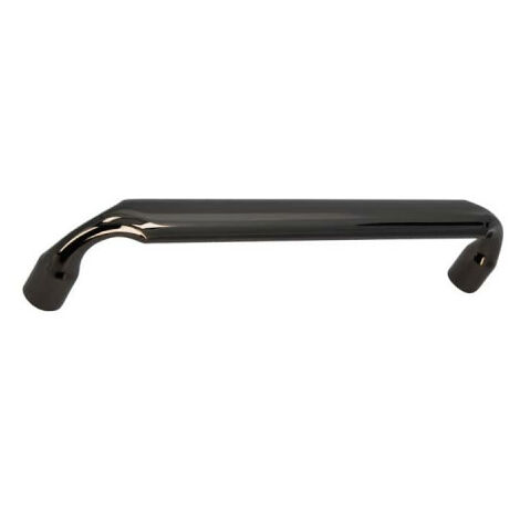 Poignée pour meuble SIRO Zamak - 258 x 138 mm - Chrome noir brillant