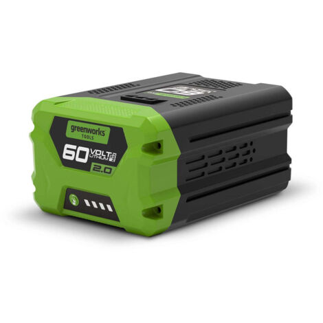 Batterie lithium-ion 60V 2.0Ah pour outils Greenworks – Autonomie prolongée – Technologie de gestion thermique – G60B2