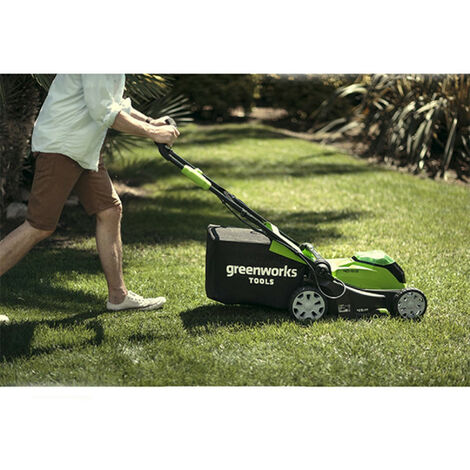 Tondeuse Greenworks 40v Coupe De 41cm 1 Batterie 4 0 Ah 1 Chargeur G40lm41k4