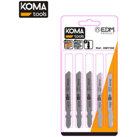 3 Set 5 Lames De Replacement De 08705 -- 08754 Koma Tools (1/3)