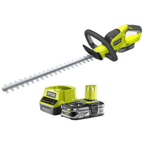 Pack RYOBI Taille-haies 18V One+ RHT184520 - 1 Batterie 2.0 Ah - 1 Batterie 2.5Ah - 2 Chargeurs RC18120-125