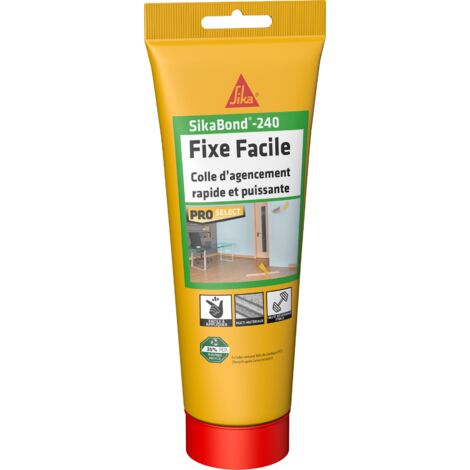 Colle Sikabond 240 Fixe Facile - Blanc Tube 260g